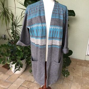 Sundance Catalog new long Relaxed fit cardigan sweater  - Medium